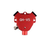 Antenna A Dipolo Balun Impermeabile GH-V5 7-54MHz A Banda Larga, Portatile, A Forma di V, Rossa.