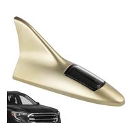 Antenna a forma di pinna di squalo, luce decorativa per auto, alimentata a energia solare, montaggio superiore, elegante tetto a pinne di squalo per SUV