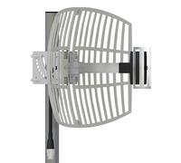 Antenna a griglia WiFi da 2,4 GHz con guadagno da 17 dBi - ricezione WiFi a lunga distanza fino a 15 km, resistente alle intemperie, con cavo a bassa perdita da 10 m, compatibile SMA e RP-SMA
