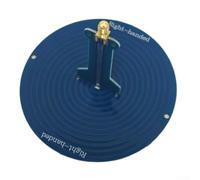 Antenna a spirale FR4 PCB da 15 cm per Uwb 6 GHz di precisione FR4 PCB | Copertura da 280 MHz a 6 GHz, circolare sinistra/destra, per test UWB, analisi del segnale, versatile