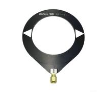Antenna ad anello compatto a banda larga, da 10 kHz a 180 MHz, con connettore SMA, per radio definite dal software per scanner a banda ultra larga, kit loft (connessione femmina nera)