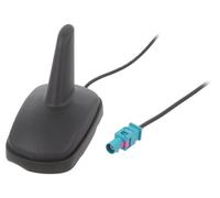 Antenna ANT.S21 SHARK AMFM Fakra nera 12VDC tipo: RG174 87-108MHz 4CARMEDIA