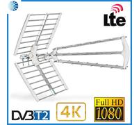 Antenna antenne tv digitale terrestre esterno alto guadagno uhf ddt lte