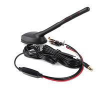 Antenna Attiva DAB, Antenna FM DAB per Auto Antenna Amplificata Attiva per Segnale Auto Universale Antipolvere con Montaggio Sul Tetto Superiore
