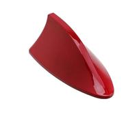 Antenna Auto Antenna a pinna di squalo per autoradio, design del segnale FM, adatta per antenne universali per auto, sostituzione dello stile esterno dell'auto Antenna Tetto Con(Red)