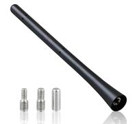 Antenna Auto, Antenna Auto Corta 17 cm Nera, Antenna DAB Auto Universale per Tutti i Veicoli, con 3 Viti M4 M5 M6 per Radio FM AM