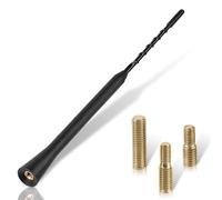 Antenna Auto, Antenna Tetto per Auto, Antenna Autoradio da 23 cm, Sostituzione Universale con Adattatori M4/M5/M6, con Elevata Capacità di Ricezione FM/AM/DAB Potente