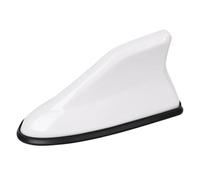 Antenna Auto Antenne per auto Antenna a pinna di squalo per autoradio, design del segnale FM per tutte le automobili, antenne, parti ricambio per lo stile esterno dell'auto(B White)