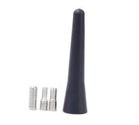 Antenna Auto Antenne per auto Antenna radio da tetto per auto universale, nera, lunghezza 6,5 cm, con viti, segnale migliorato, strumenti e accessori(A 1set)