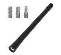 Antenna auto corta, 18 cm, antenna universale FM/AM/DAB, antenna per tetto auto, antenna per auto, antenna per tetto auto, ricambio con ricezione rinforzata con filettatura M4, M5, M6, per tutte le