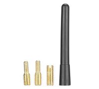 Antenna Auto Corta Aerial per Radio AM FM con 3 Viti Accessorio Universale Modificabile Materiale Resistente Installazione Semplice Migliora Ricezione Segnale