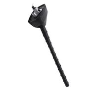 Antenna Auto da Tetto Nera, Decorativa, in Lega di Alluminio ABS | Forma a Spirale, Finitura Compatta, Sostituzione Semplice, per Modifica Auto e Guida Sotto la Pioggia