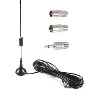 Antenna Auto Kit antenna stereo FM con base magnetica da 75 Ohm per sistema musicale, ricevitore audio AV per home theater Antenne per auto