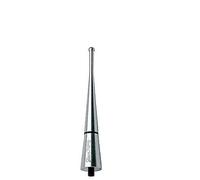 Antenna Auto Univ. 8V AM/FM 9cm Alluminio+ Viti filettate M4 M5 M6 Simoni Racing