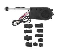 Antenna Automatica Elettrica per Auto Telecomando e Retrattile | Ricezione Fm Am, Compatibile per Radio, Montaggio Anteriore su Veicoli, Struttura in Metallo Plastica Gomma