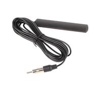 Antenna autoradio, Antenna universale Antenna radio FM Antenna Patch per montaggio su parabrezza, cavo 85-112MHZ 5M