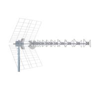 KIT FRACARRO ANTENNA BLU10HD 5G UHF 40dB + AMPLIFICATORE 3 IN T2 + ALIMENT.