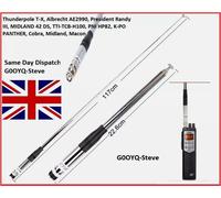 Antenna BNC 27MHZ Per CB Portatile TX H100 42DS HP82 AE2990 H520 Randy Cobra