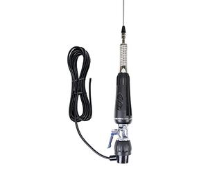 Antenna Can PNI LED 1000 pieghevole, lunghezza 80 cm, con cavo e supporto fisso a farfalla, 26-30 MHz, 300 Watt, si illumina al momento della spedizione