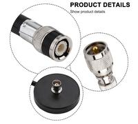 Antenna CB 27MHz con frusta flessibile e adattatore PL259 facile da usare e inst