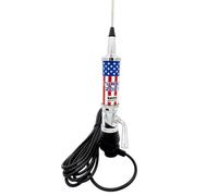 Antenna cb Camion LEMM antenna cb turbo 2001 baracchino per Camper e Auto Omnidirezionale am/fm con Stelo conico inox 27 MHz Produzione italiana (AMERICA)