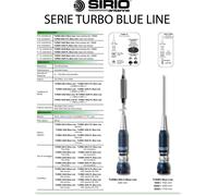 ANTENNA CB SIRIO SERIE TURBO BLUE LINE 800 - 1000 - 2000 - 3000