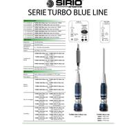 ANTENNA CB SIRIO SERIE TURBO BLUE LINE 800 - 1000 - 2000 - 3000