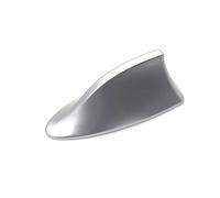 Antenna con pinna di squalo auto Antenne sul tetto dell'antenna del segnale radio automatico adatte per Fiat Punto Palio Uno Idea Bravo Sedici Grande Antenna Tetto Con(Silver)