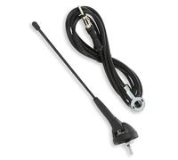 Antenna corta 19 cm completa di cavo di ricambio AM/FM autoradio radio stereo compatibile con Fiat Alfa Romeo Lancia Peugeot (PSA) Dacia Opel AM/FM passiva