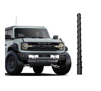 Antenna corta Bronco da 7 pollici, compatibile con Ford Bronco Full Size e Sport tutti i modelli 2021 2022 2023 2024 2025, buona ricezione, nera, antenna radio AM FM a spirale da 7 pollici, per