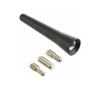 Antenna corta universale in fibra di carbonio da 65 mm per auto, nera VHV