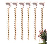 Antenna da Giardinaggio in Rame per Elettrocoltura: Paletto A da 6 Pezzi da 12 Pollici, Strumento di Raccolta 'energia Atmosferica, Potenziatore della Crescita Naturale delle Piante,