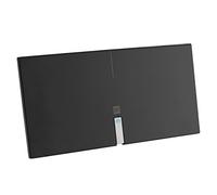 Antenna da Interni Amplificata One For All - Pronta per il Dtt -Antenna TV Digitale Ultra HD 4K - Premium Line Antenna -Nera - Sv9435, Nero