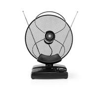 Antenna da interno Attiva FM / UHF / VHF 0-25 km LTE800 Guadagno 36 dB Nedis