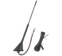 Antenna da tetto 16V-Look AM/FM 450 cm cavo amplificatore spina DIN antirumor...