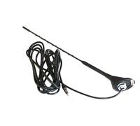 Antenna Da Tetto Antenna Per Autoradio Con Base E Cavo Da 5 Metri 40 Cm Nero