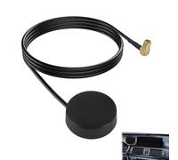 Antenna DAB e DAB+ per Autoradio con Adattatore SMB - Antenna Coassiale Attiva in Vetro con Cavo da 3 Metri e Amplificatore di Segnale Integrato, Facile da Installare e Compatibile con Tutti i Modelli