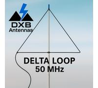 ANTENNA DELTA LOOP 50 Mhz IN FILO CON BALUN ED ISOLATORI (WIRE DELTA LOOP )