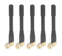 Antenna di Segnale Antenna Ad Alto Guadagno 3dbi 5 Pezzi, Antenna Ad Alto Guadagno SMA Connettore a Gomito Maschio Antenna Omnidirezionale per Droni Allarmi di Sicurezza