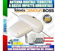 ANTENNA DIGINOVA BOSS MIX LTE 32dB TELEVES 144223 + AMPLIFICATORE 560521 20dB