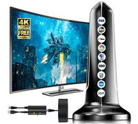 Antenna digitale 2026 per Smart TV, antenna TV da interni ed esterni, per canali locali con amplificatore