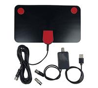 Antenna Digitale HD, Antenna TV Digitale Interna Compatibile con Antenna TV Portatile per Potenziamento del Segnale 1080P con Amplificatore per Notiziari Sui Programmi