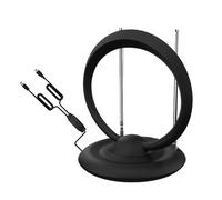 Antenna Digitale Terreste Tv Interna Amplificata FM VHF UHF Ominidirizionale 360