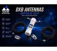 ANTENNA DIPOLO FILARE MULTIBANDA HF 160-80-40-20-15-10 Metri - 1Kw pep
