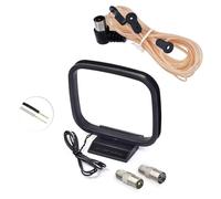 Antenna Dipolo FM da Interno AM Loop con Supporto Dual Band per Home Audio