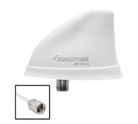 Antenna Dorsale Bianca A Basso Profilo 26' Cavo RGB PL-259 5912-DS-VHF-W