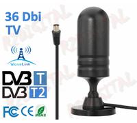 ANTENNA DVB-T DVB-T2 segnali televisivi VHF e UHF 36 dB DIGITALE TERRESTRE TV
