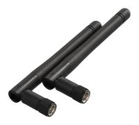 Antenna esterna 2 4G per SMA Connettore maschio per LoRaWAN Wireless Security, 2 pezzi adatto per dispositivi di rete wireless tra cui router e fotocamere