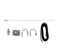 Antenna Fibra di Vetro 915MHz Omnidirezionale 9-11dbi, Fissa da Muro Impermeabile - Alta Performance e Resistente alle Temperature, Kit Antenna LoRa per Esterno e Interno