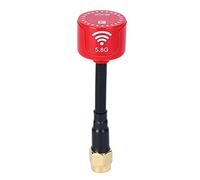 Antenna FPV Drone 5,8 GHz 3dBi RHCP per Racing - Antenna Droni con Installazione Flessibile Segnale Potente Rosso Accessori Drone Racing FPV
